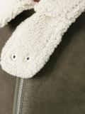 collar detailing zipped jacket