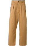 double pleat trousers