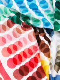 circle print scarf 