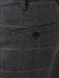 checked tailored trousers