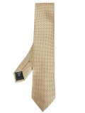 geometric print tie