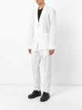 creased effect blazer