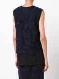 floral layered tank top
