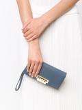 gold-tone hardware clutch