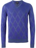 argyle pattern sweater
