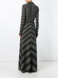 front opening long dress