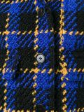 three-dimensional checked jacket