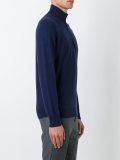 quarter zip knitted sweater