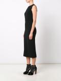 sleeveless mid dress