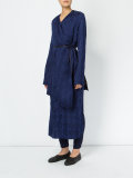 patterned asymmetric jacket