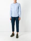 ribbed trim shirt