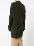 ribbed trim cardigan 