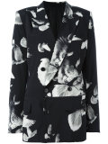 floral print blazer