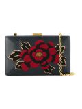 embroidered clutch bag