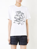 rabbits print T-shirt