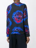 rose print sweatshirt