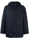 hooded padded parka coat