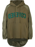 contrast sleeve hoodie 