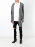 distressed cardigan