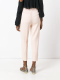 tapered cropped trousers