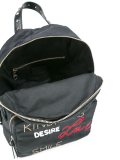 embroidered words backpack
