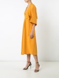 和服式系腰带连衣裙