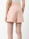 laced detail shorts