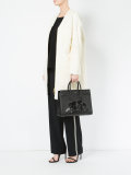 zipped fur coat