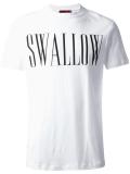 swallow print T-shirt