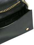 aplique quilted shoulder bag