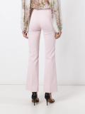 flared cropped trousers