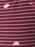 stained striped destroyed T-shirt