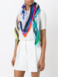colour block scarf 