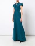 v-neck gown 