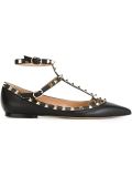 'Rockstud'平底鞋