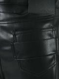 leather dungarees