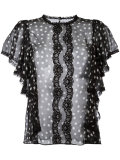 polka dot blouse