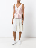 flared hem tank top