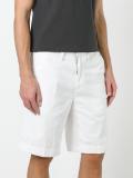 embroidered logo chino shorts