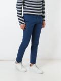 pleated skinny chinos