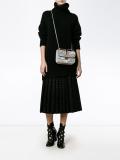 'Glam Lock' embroidered shoulder bag
