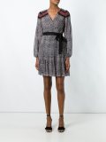 printed wrap dress 
