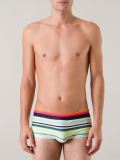 striped swim trunks