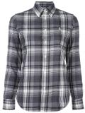 plaid button down shirt
