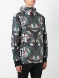 zipped hooded jacket