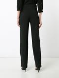 tailored straight trousers