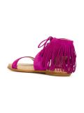 fringed flat sandals