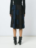 panelled neoprene skirt