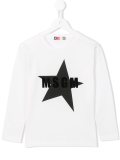 star and logo print T-shirt