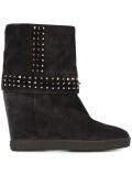 concealed platform studded boots